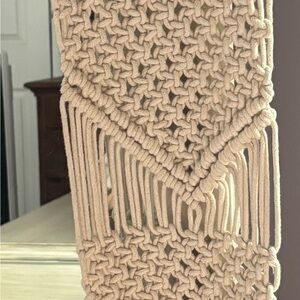 Beige Macrame Wall Hanging